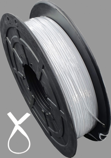 KAB Kabelbinder Twistband weiß 500Meter
